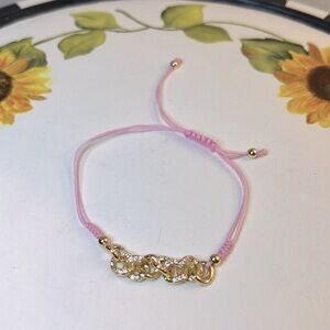 Pink Adjustable Friendship Bracelet *NEW*
